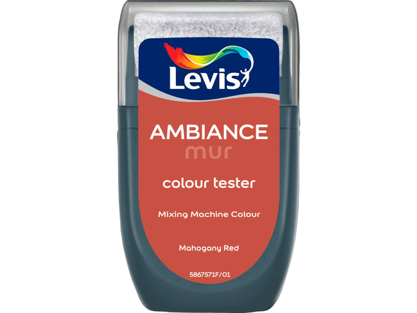 Levis Ambiance testeur peinture murale extra mat 30ml mahogany red