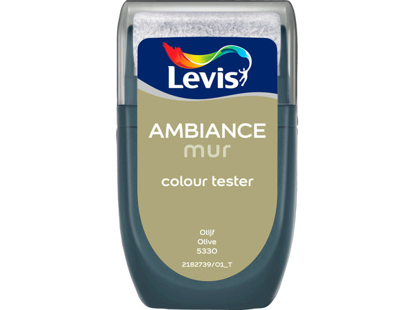 Levis Ambiance tester muurverf extra mat 30ml olijf