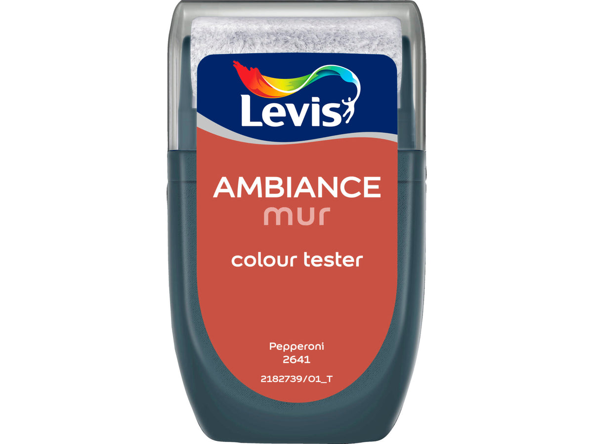 Levis Ambiance tester muurverf extra mat 30ml pepperoni