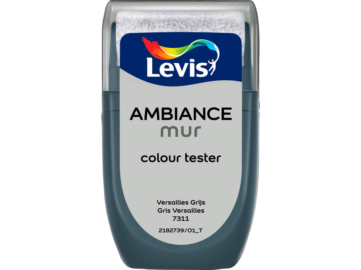 Levis Ambiance tester muurverf extra mat 30ml versailles grijs