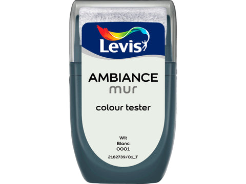 Levis Ambiance tester muurverf extra mat 30ml wit