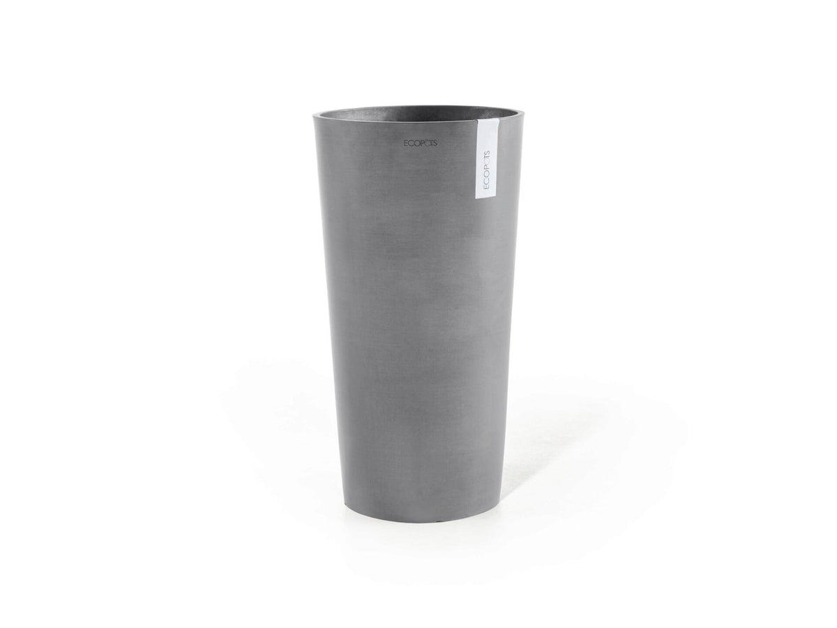 Ecopots Amsterdam Extra High bloempot 50x90 cm grijs