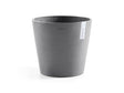 Ecopots Amsterdam pot à fleurs 30cm gris