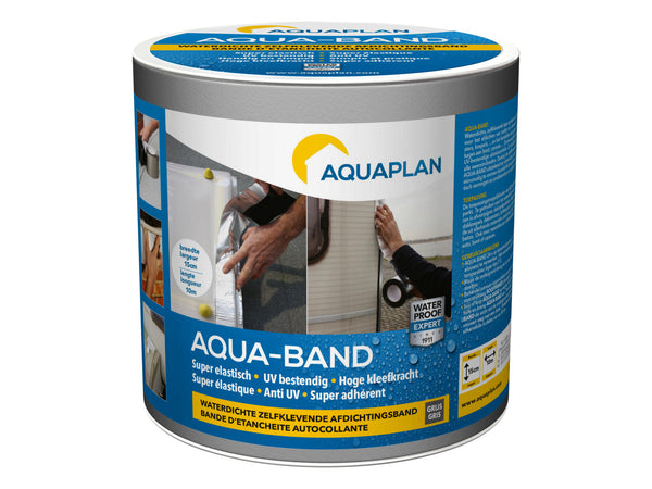 Aquaplan Aqua-Band bande alu 15cm x 10m aluminium gris