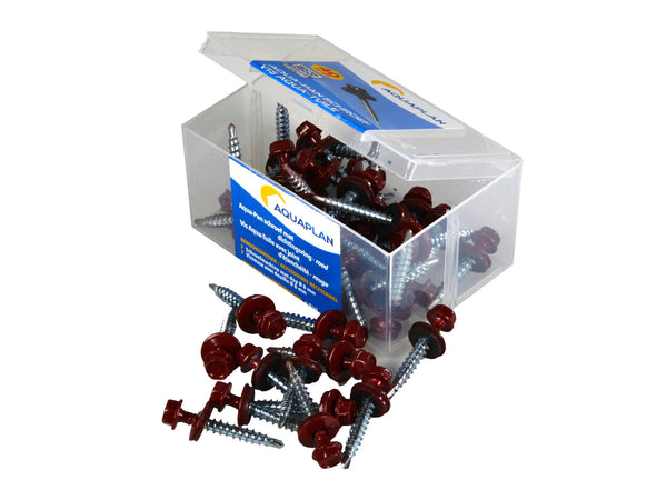 Aquaplan Aqua-Pan schroeven rood 40 stuks