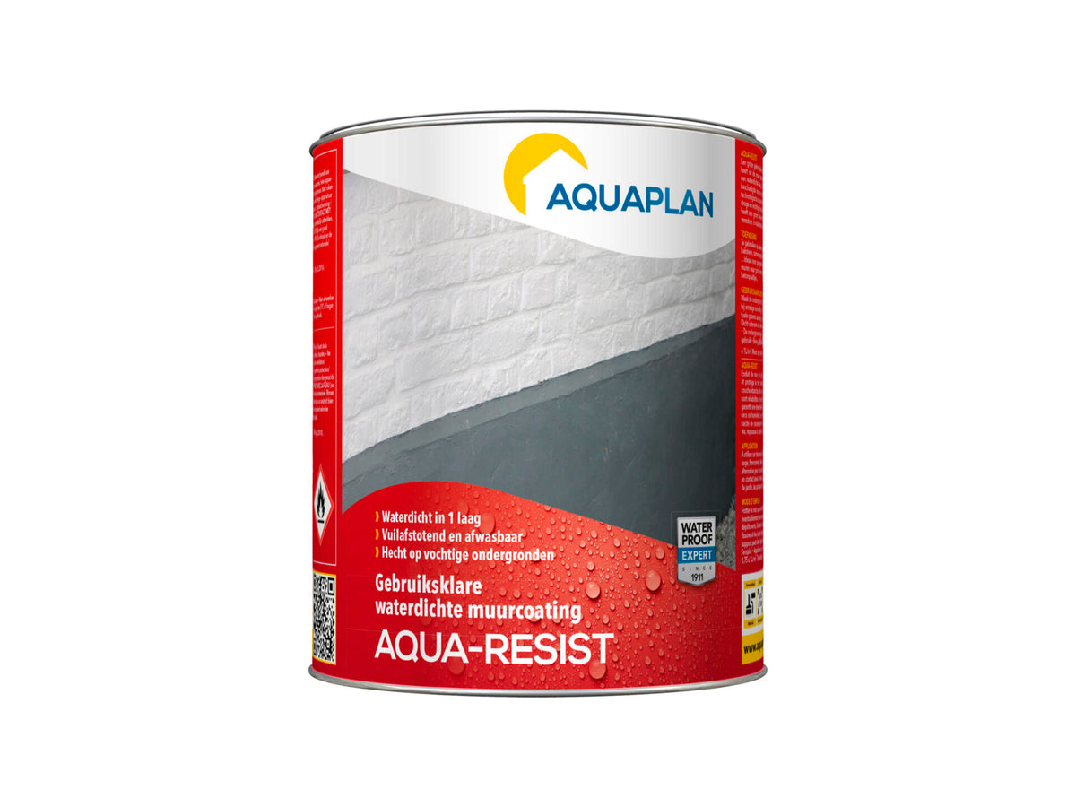 Aquaplan Aqua-Resist waterdichte muurcoating 0,75l