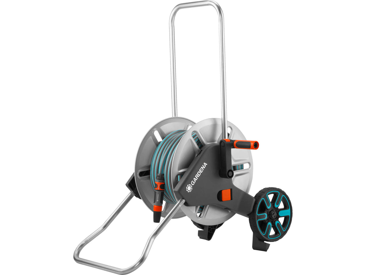 Gardena AquaRoll M Metal Set slangenwagen met tuinslang 20m