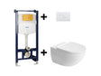 Duravit Architec pack WC suspendu avec plaque de commande