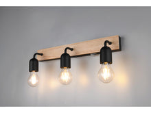 Trio Arturo applique murale 3xE27 10W bois