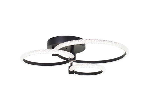 Aydin plafonnier LED 34W noir