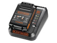 Black+Decker BDC2A20-QW chargeur de batterie 18V 2A + batterie 18V Li-Ion 2A