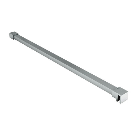 BELVIT stabilisatiestang voor douchewand - in te korten - 120 cm - voor 8/10 mm glas - glanzend chroom - incl. montagemateriaal, badkameraccessoires — SKU MB-40021-44728, EAN 5404024126107