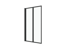 Aurlane Badwand 2-delig 70x120 cm zwart