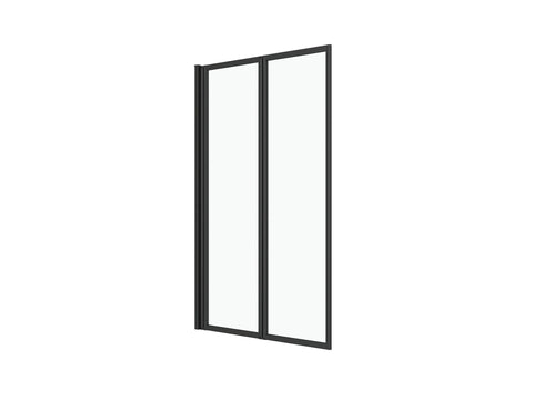 Aurlane Badwand 2-delig 70x120 cm zwart