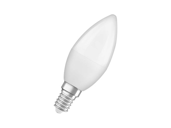 Osram Base LED kaarslamp E14 4,9W koud wit 4 stuks