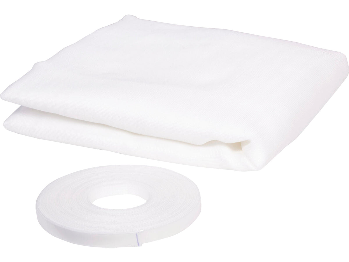 CanDo Basic muggengaas met klittenband pollenwerend 130x150 cm