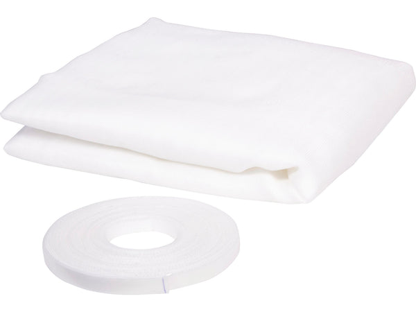 CanDo Basic toile moustiquaire antipollen avec bande auto-agrippante 130x150 cm