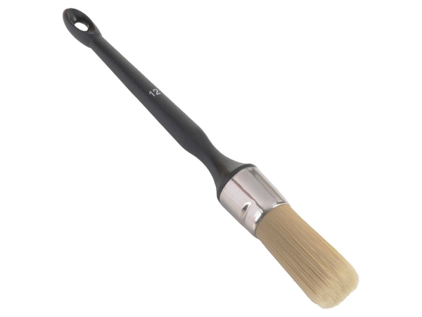 Basic verfborstel rond 12cm