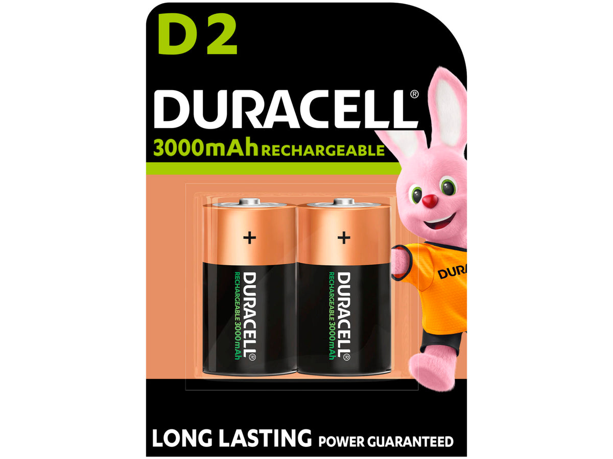 Duracell Batterij NI-MH D 1,2V 2200mAh 2 stuks
