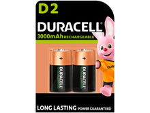 Duracell Pile NI-MH D 1,2V 2200mAh 2 pièces