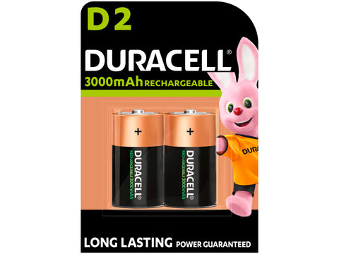 Duracell Batterij NI-MH D 1,2V 2200mAh 2 stuks