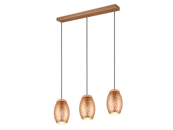 Reality Bidar suspension E27 max. 3x28 W brun