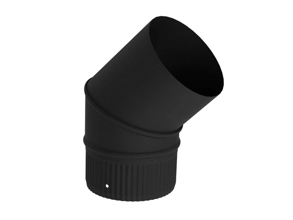 Saninstal Bocht 45° email 125mm