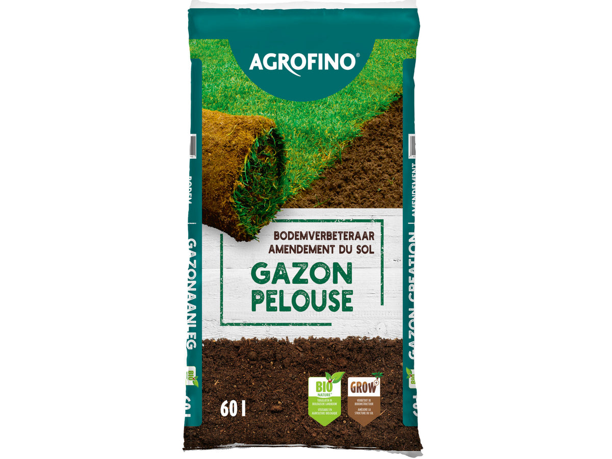 Agrofino Bodemverbeteraar voor gazon 60l