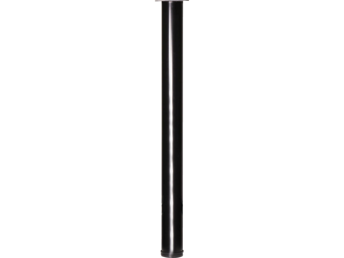 Bonita meubelpoot rond 76mm 90cm metaal zwart