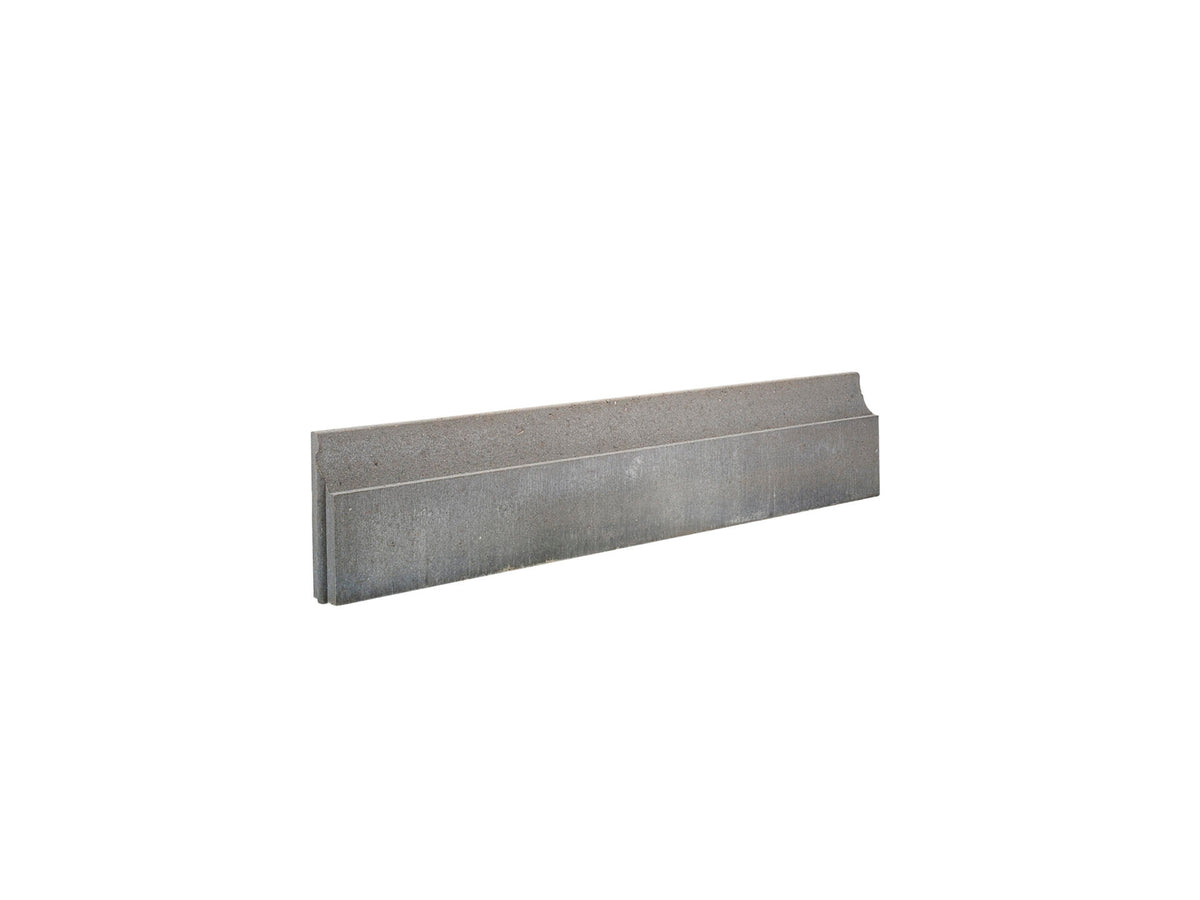 Boordsteen fijn 100x20x6 cm grijs