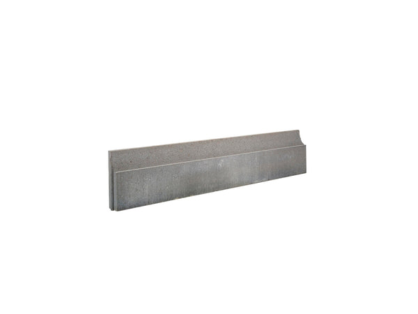 Boordsteen fijn 100x20x6 cm grijs
