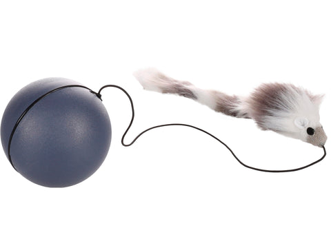 Flamingo Boula kattenspeelgoed bewegende bal met muis