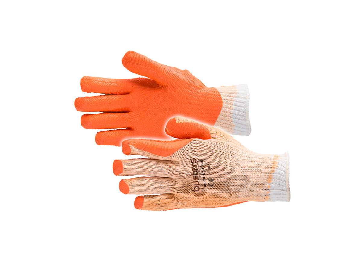 Busters Brick & Stone werkhandschoenen XL latex oranje