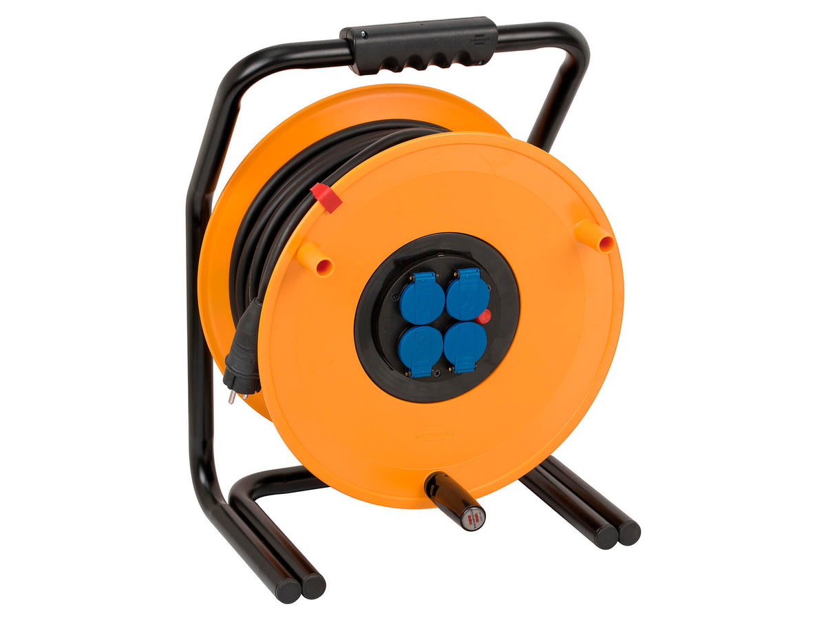 Brennenstuhl Brobusta kabelhaspel 50m geel