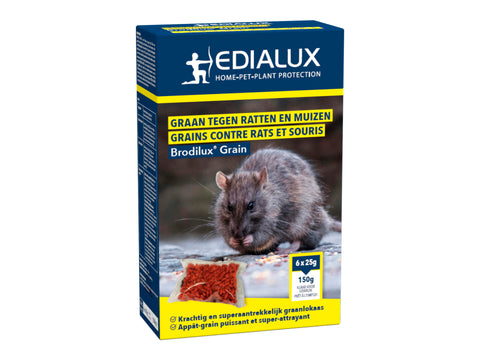 Edialux Brodilux granen tegen ratten en muizen 150g