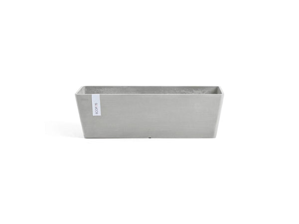 Ecopots Bruges bloembak 55x17 cm whitestone