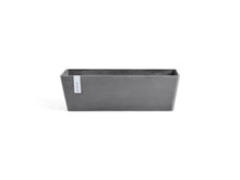 Ecopots Bruges bloembak 65x20 cm grijs