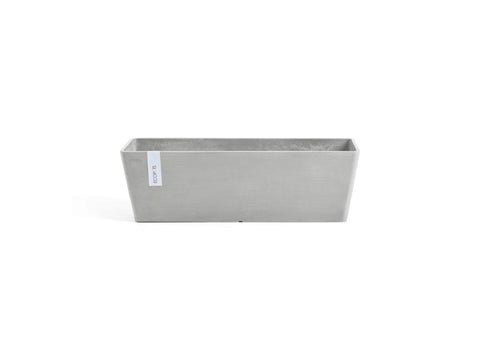 Ecopots Bruges bloembak 65x20 cm whitestone