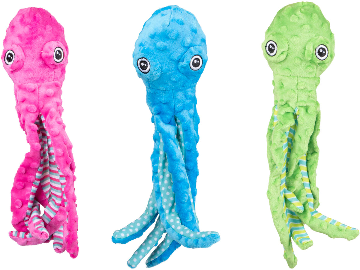 Flamingo Bubbly hondenspeelgoed octopus 32cm