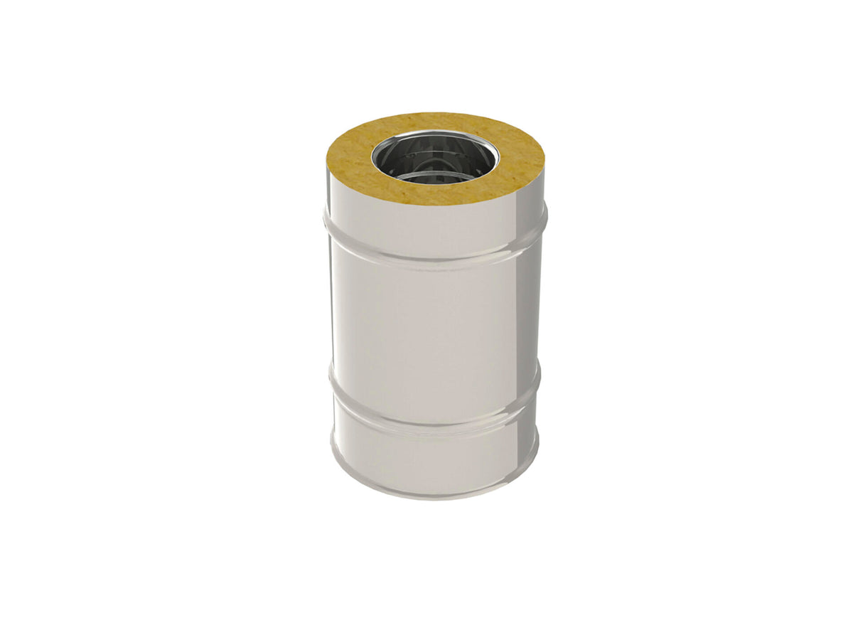 Saninstal Buis dubbelwandig voor pelletkachel inox 25cm