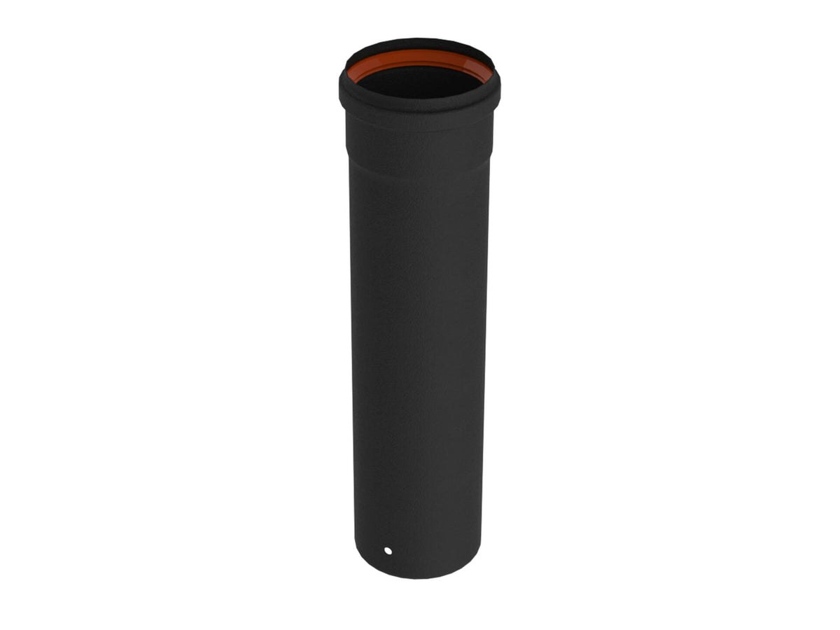 Saninstal Buis voor pelletkachel 80mm 33cm zwart