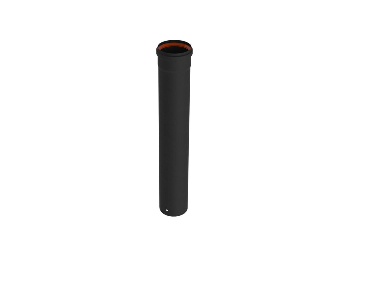 Saninstal Buis voor pelletkachel 80mm 50cm zwart