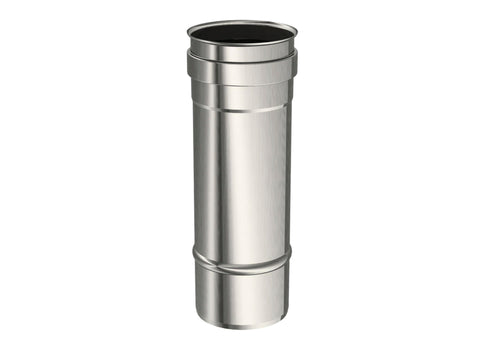 Saninstal Buis voor pelletkachel inox 80mm 25cm
