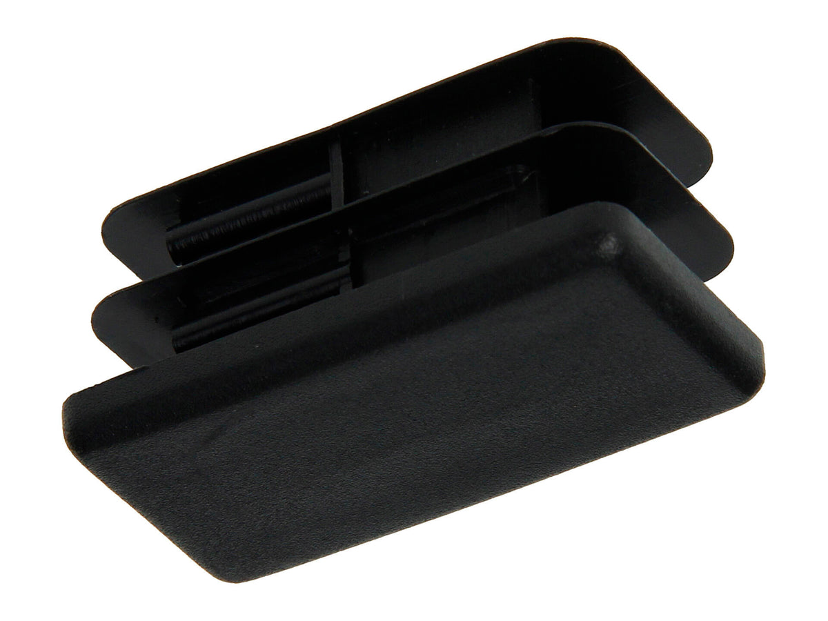 Mack Buisdop insteek 20x40 mm zwart 4 stuks