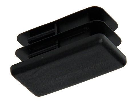 Mack Buisdop insteek 20x40 mm zwart 4 stuks