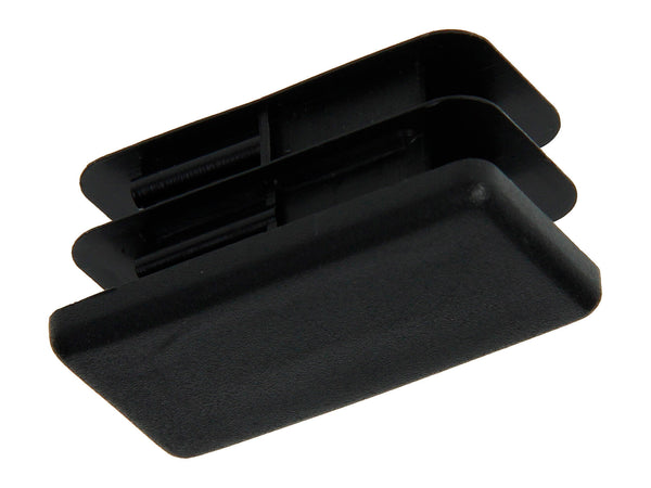 Mack Buisdop insteek 20x40 mm zwart 4 stuks