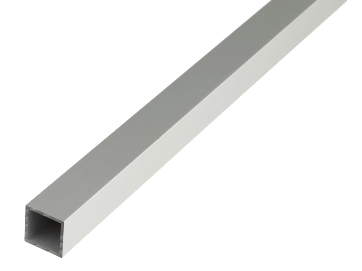 Buisprofiel vierkant 15x15x1 mm 200cm geanodiseerd aluminium zilver