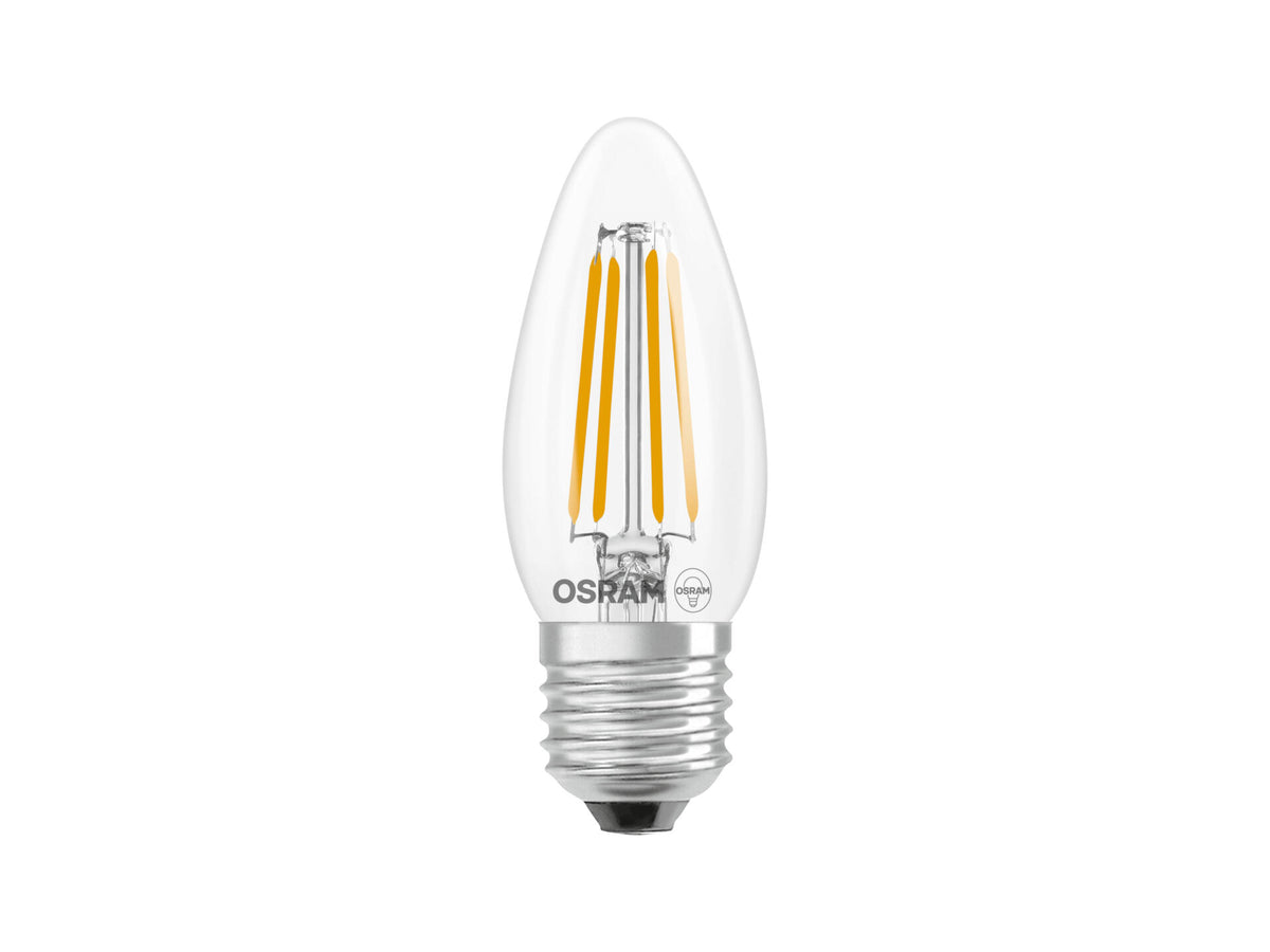 Osram CLB40 LED kaarslamp filament E27 5W dimbaar warm wit