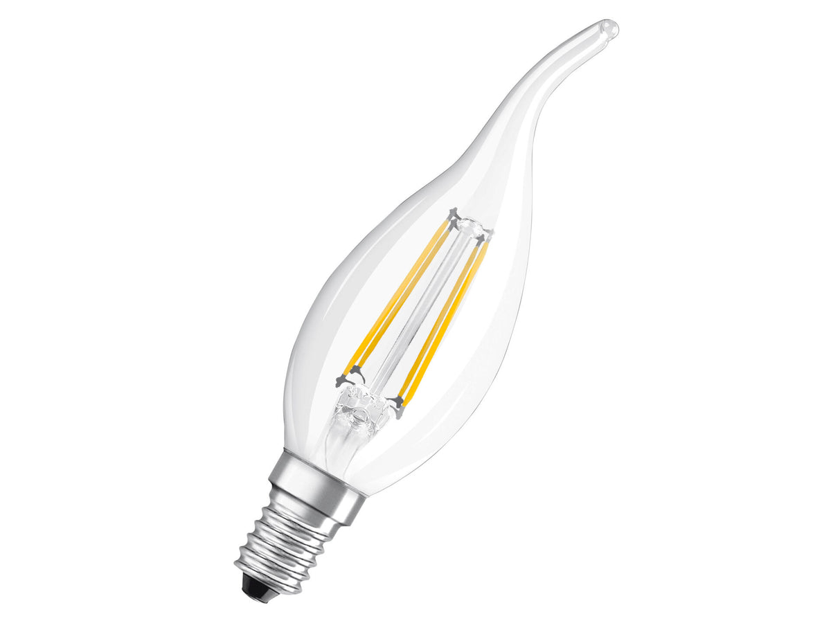 Osram CLBA40 LED kaarslamp filament E14 4W warm wit