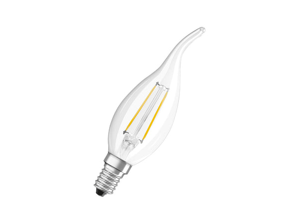 Osram CLBA40 ampoule LED flamme filament E14 5W dimmable blanc chaud